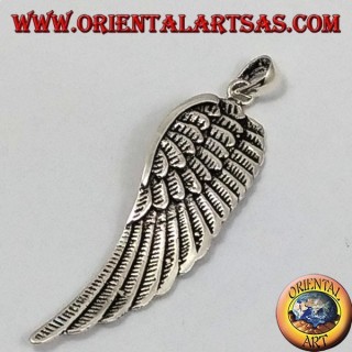 Aile Pendentif en Argent (Grand)