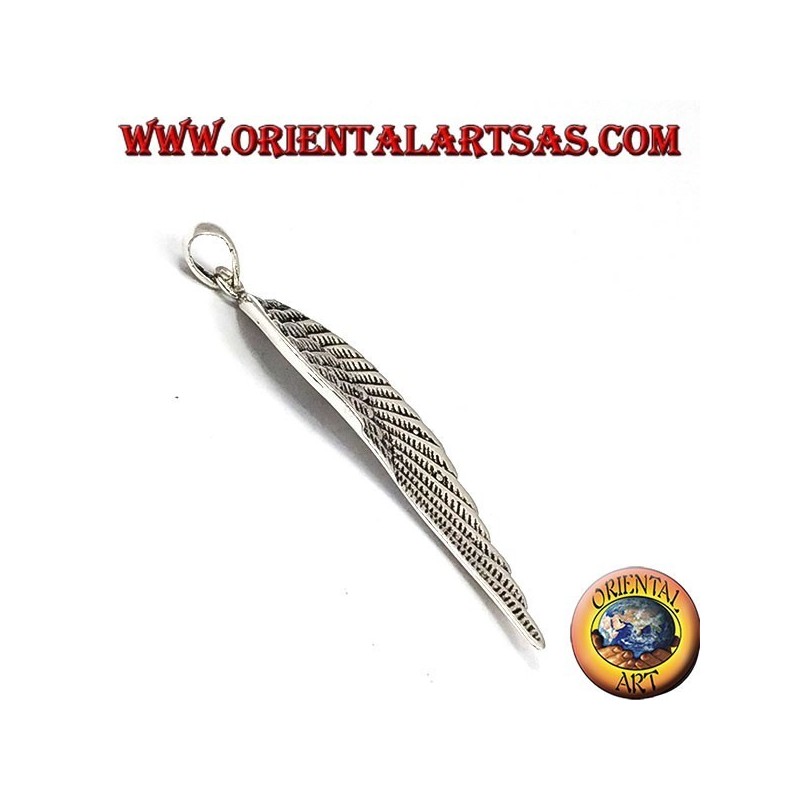 Silver Pendant Wing (Large)