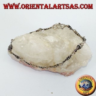 Bracciale in argento con 13 aragoste