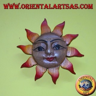 Sole il legno di teak colorato piccolo