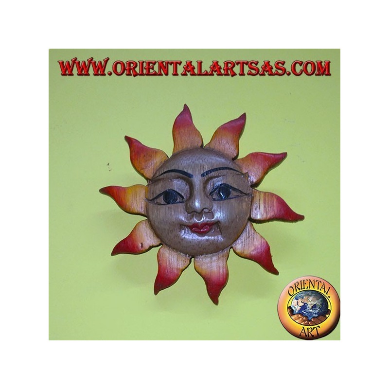 Sun the small teak wood small