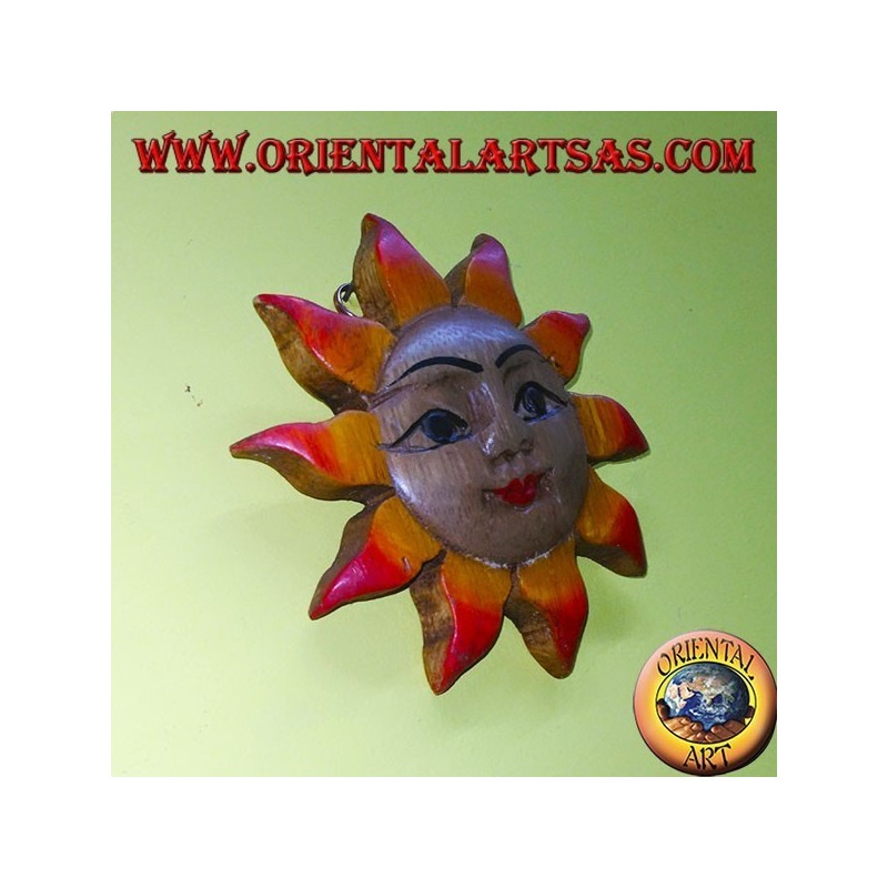 Sun the small teak wood small