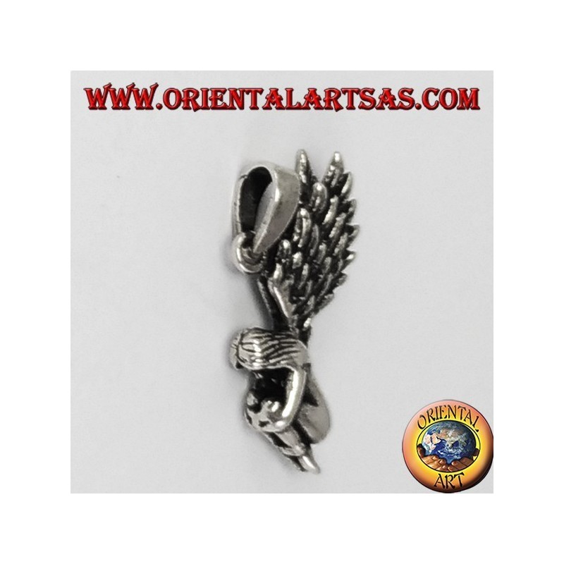 Pendentif en argent Fée tridimensionnelle