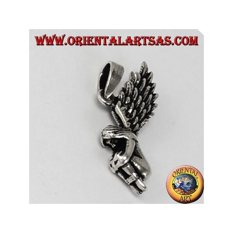 Colgante de plata Hada tridimensional