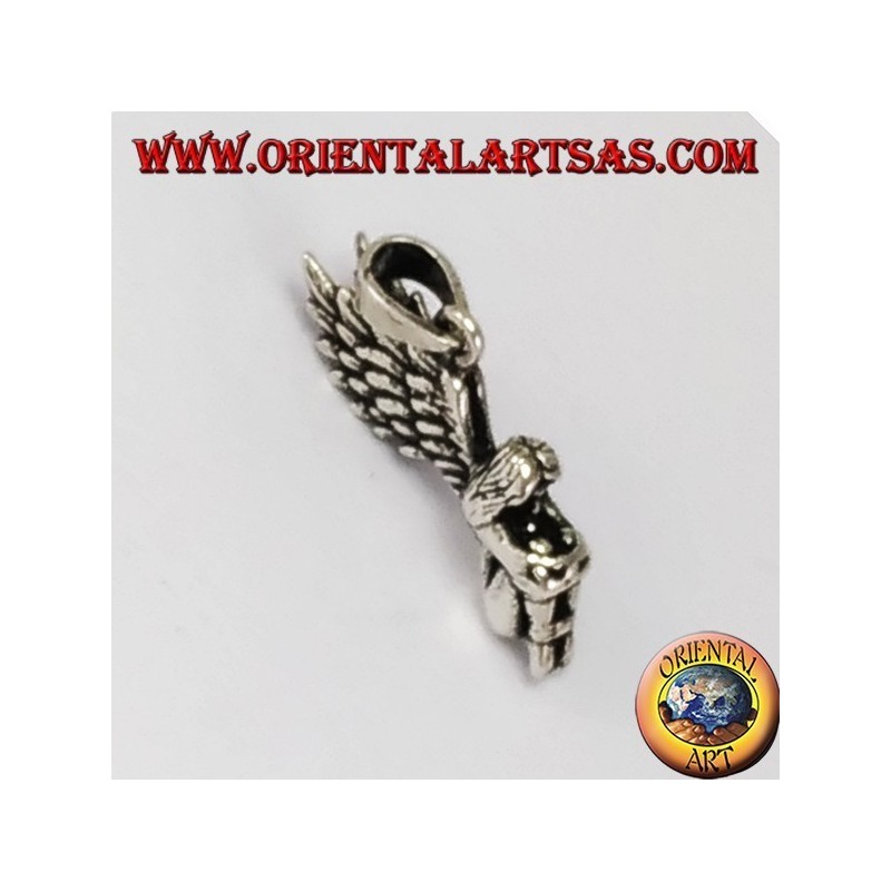 Pendentif en argent Fée tridimensionnelle