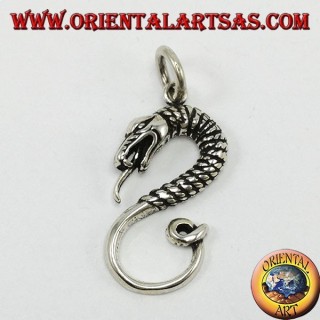Pendentif Serpent Python Argent 925 - Symbole de Régénération