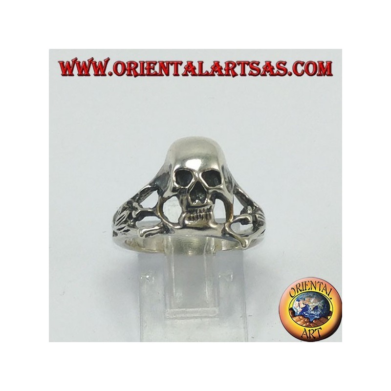 Silver skull ring, the underworld