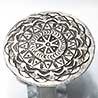 Ethnic and Floral Silver Rings