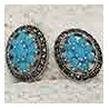 Boucles d'oreilles turquoise
