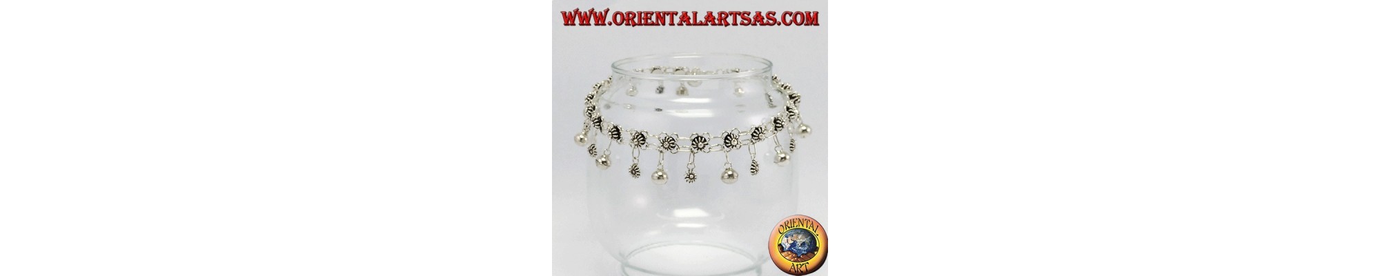 Tobilleras de plata 925 ‰