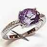 Rings with Amethyst