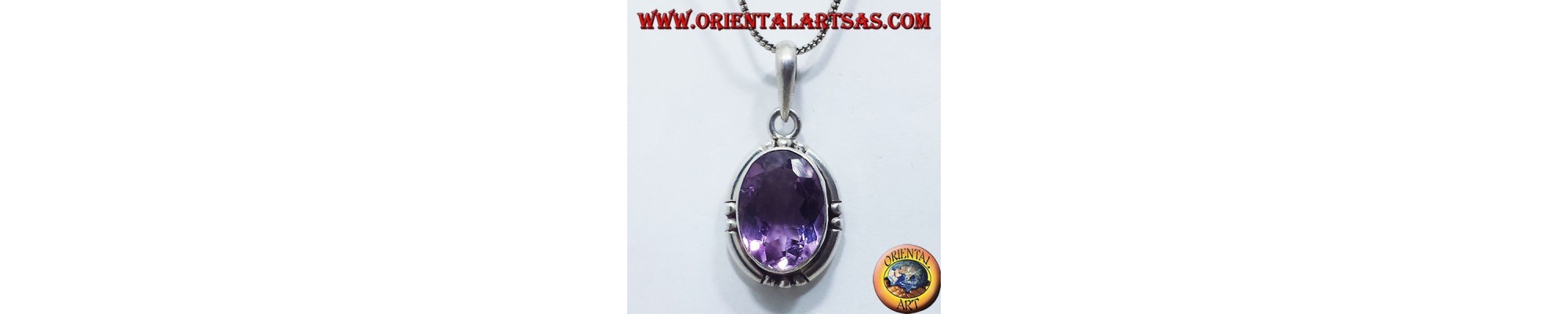 Pendentifs en Argent et Améthyste Naturelle | Bijoux Violets
