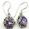 Boucles d'oreilles en améthyste