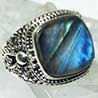 Anillos con labradorita