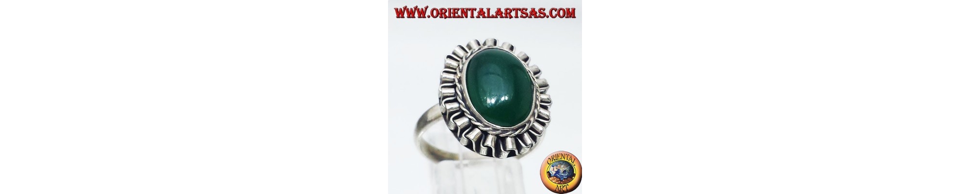 Bagues en argent 925 avec Agate naturelle – élégance et harmonie