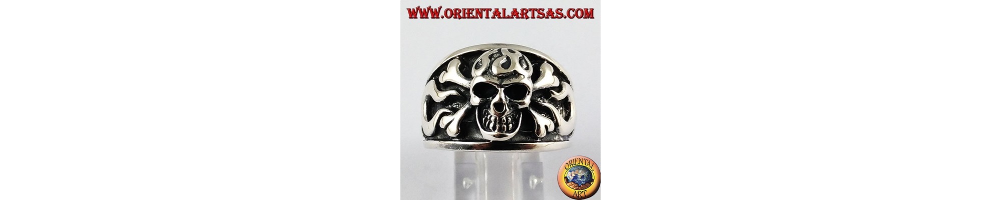 Rings in 925 Anelli silver with Skulls