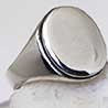 Smooth Silver Rings