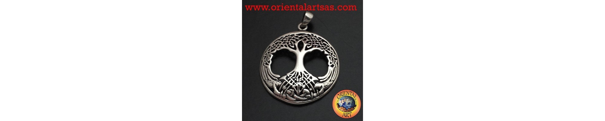 Anhänger in 925 ‰ Silber Keltische Symbole und Knoten