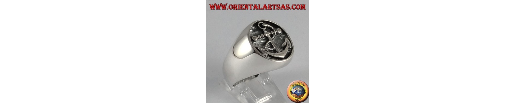 Anelli in argento 925 ‰ con simboli vari